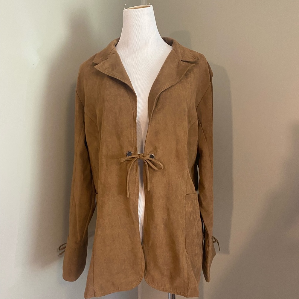 Elegant Fiorlini International Women's Brown XL Blazer Jacket